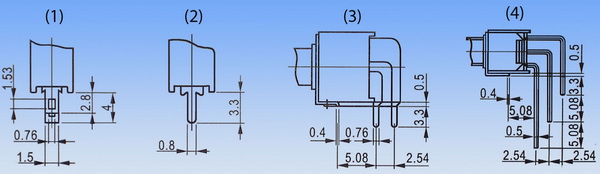 SMTS-102-A2 переключатель SPDT 3P ON-ON (рис.3)